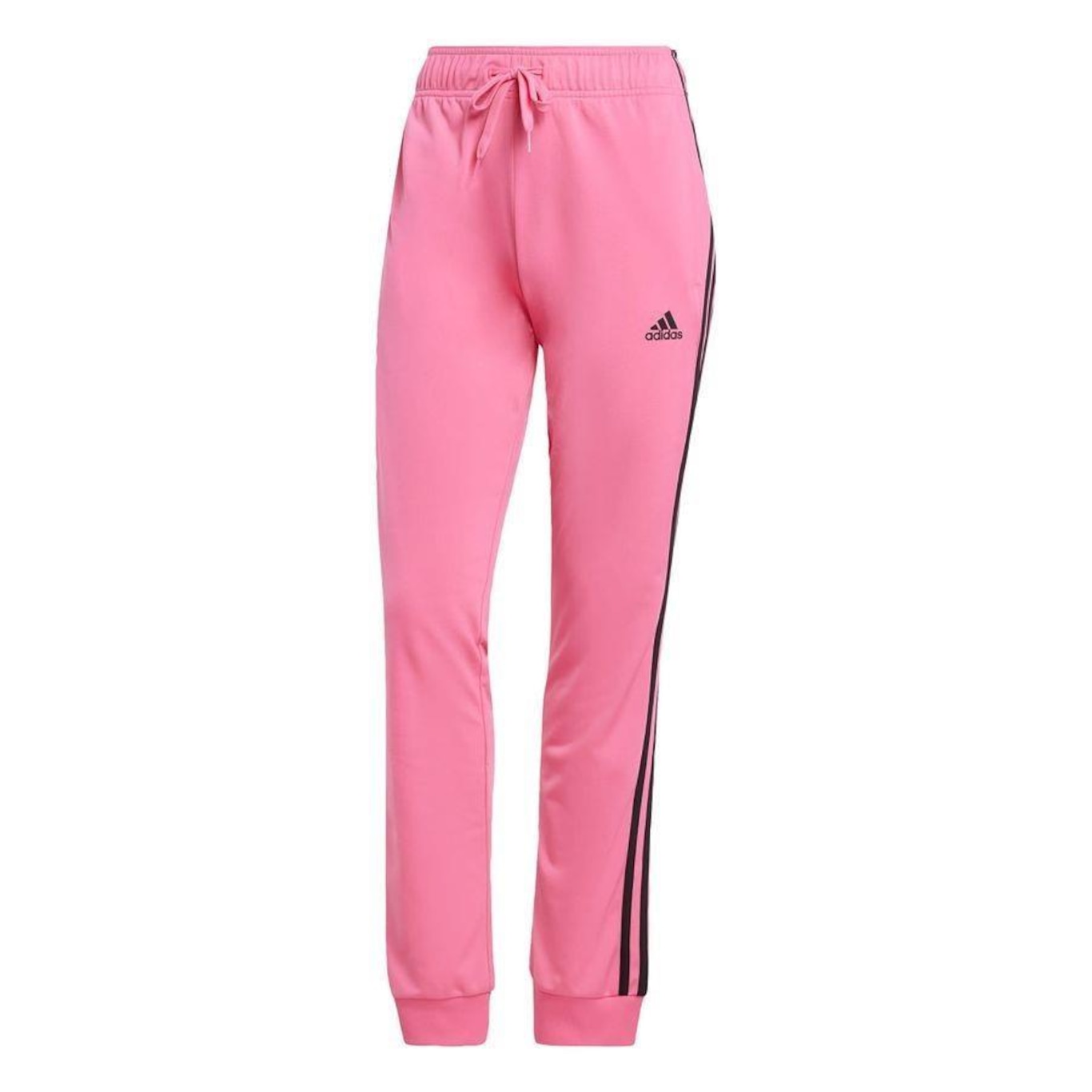 Calça adidas Primegreen Essentials Warm-Up Slim Tapered 3-Stripes - Feminina - Foto 1