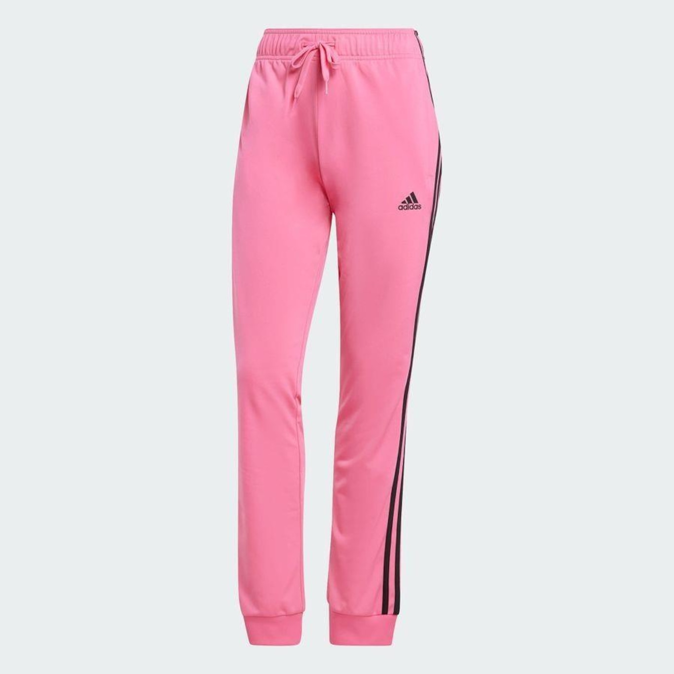 Calça adidas Primegreen Essentials Warm-Up Slim Tapered 3-Stripes - Feminina - Foto 4