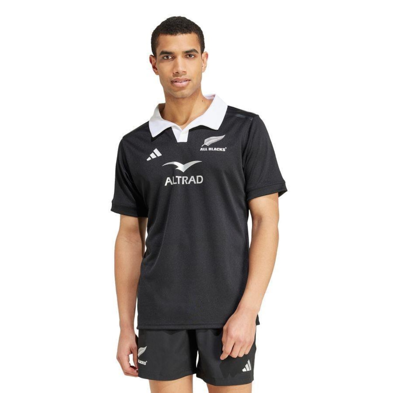 Camisa adidas All Blacks Rugby Aeroready - Masculina - Foto 1