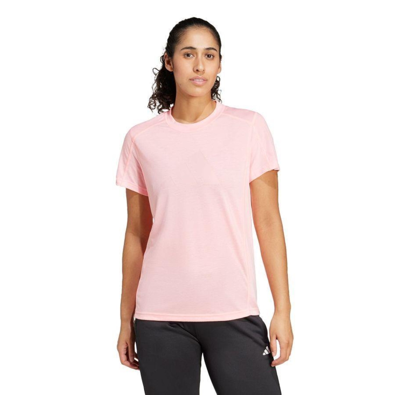 Camiseta adidas Train Essentials Big Performance Logo - Feminina - Foto 2