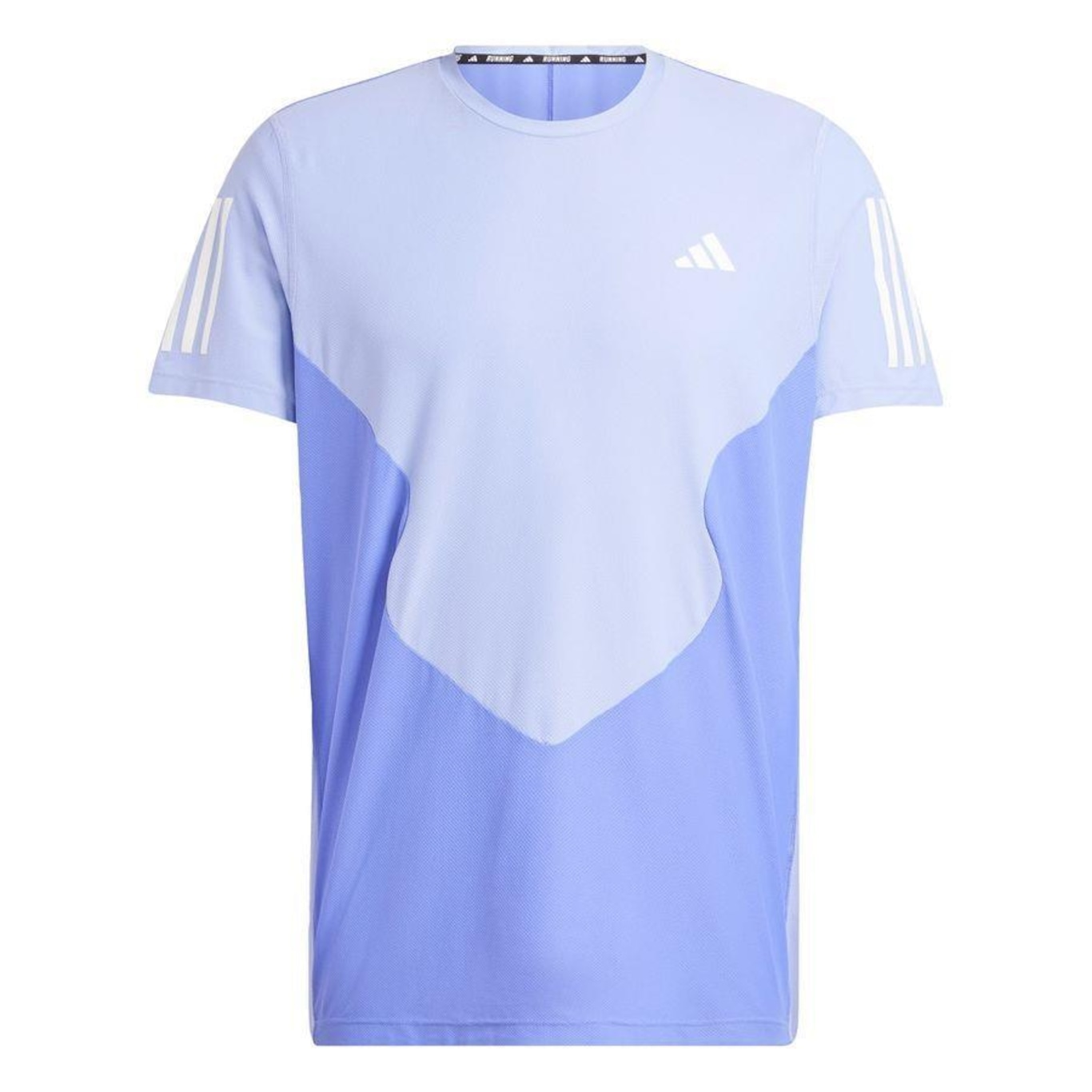 Camiseta adidas Own The Run Colorblock Aeroready - Masculina - Foto 1