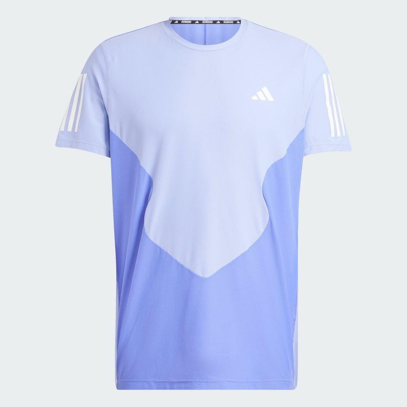 Camiseta adidas Own The Run Colorblock Aeroready - Masculina - Foto 4