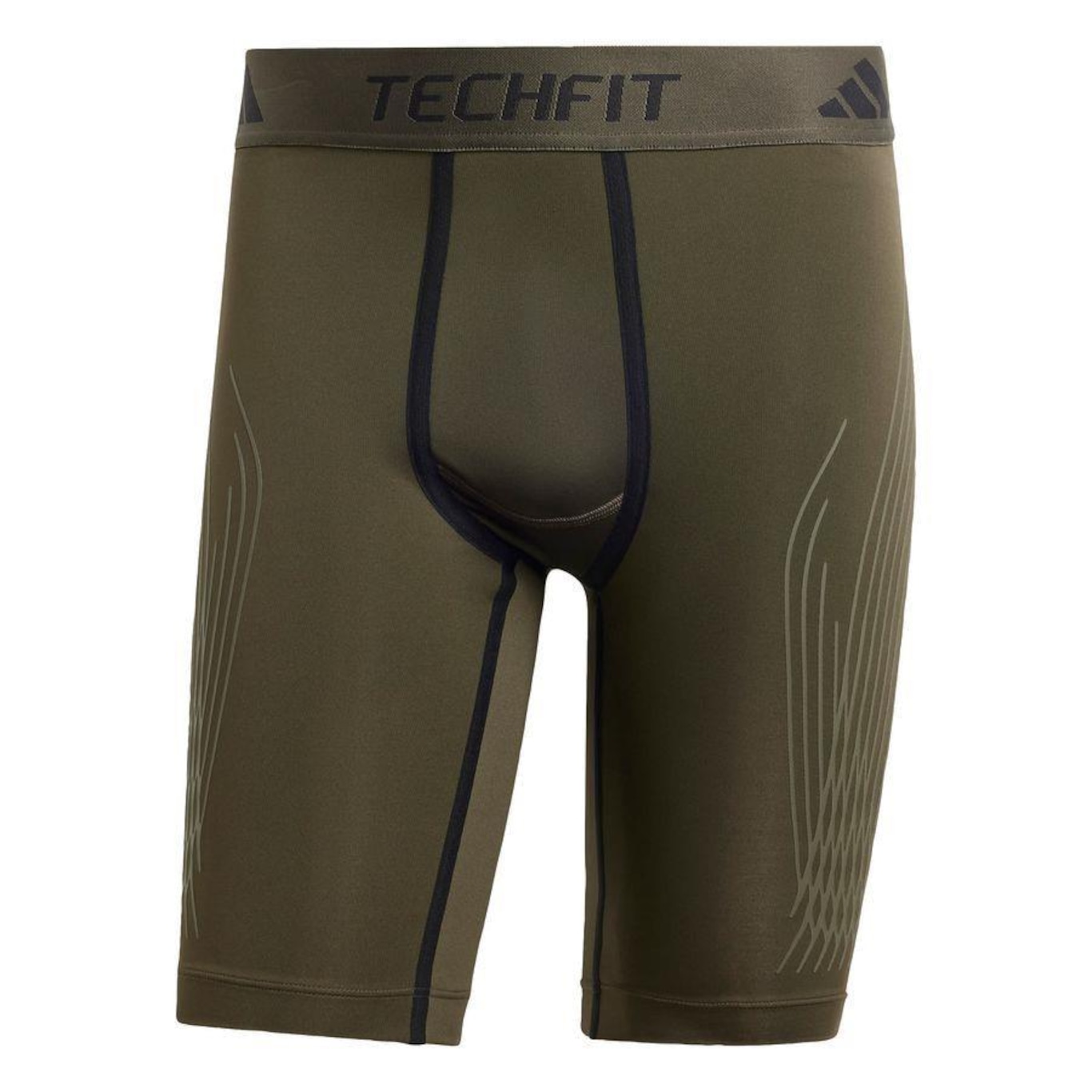 Shorts Legging adidas Techfit Pro Series Power - Masculino - Foto 1