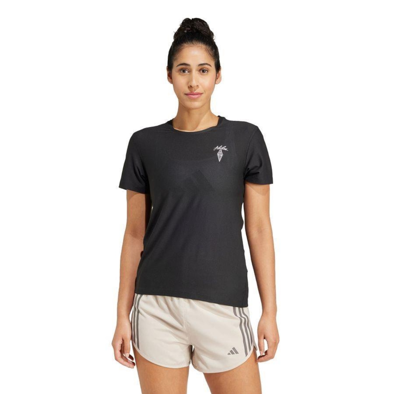 Camiseta adidas Estampada Running Ice Cream - Feminina - Foto 2