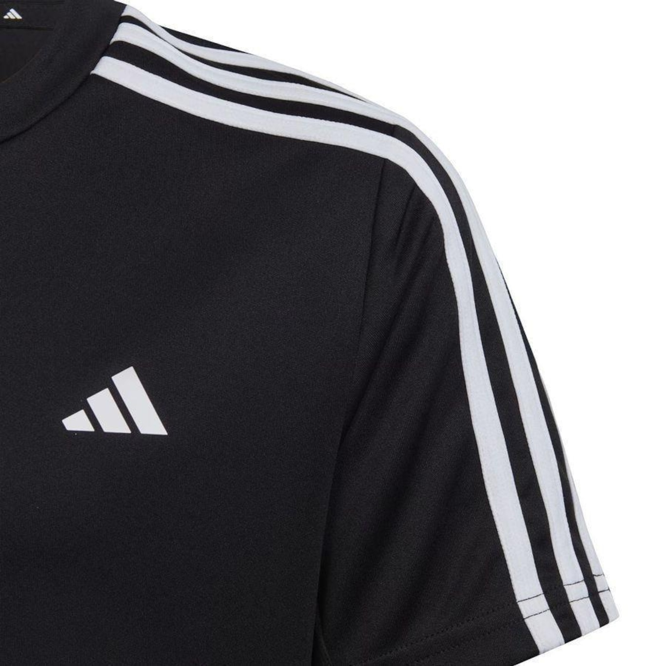 Camiseta adidas Ess 3 Stripes Regular Fit - Infantil - Foto 4