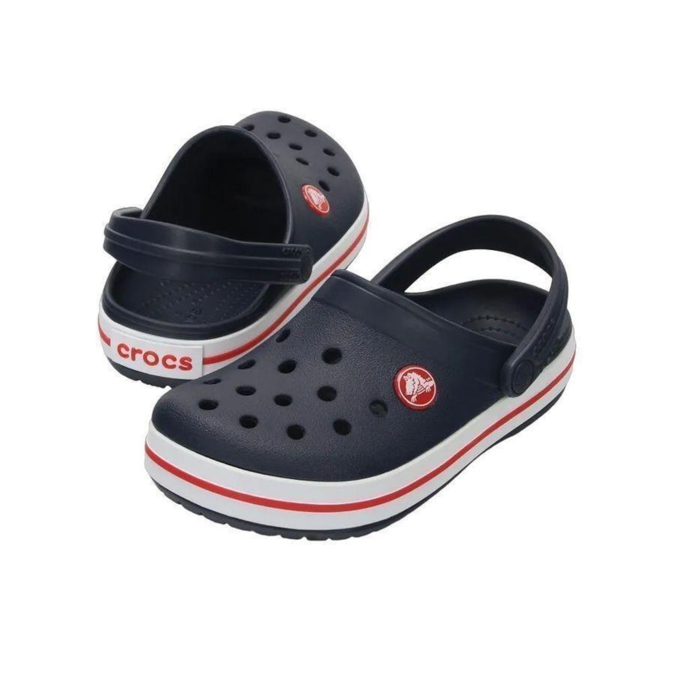 Sandália Crocs Infantil Croband Clog K 207006-001 - Foto 3