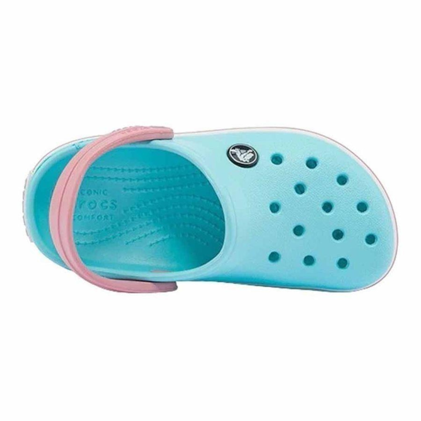 Sandália Crocs Infantil Croband Clog K 207006-4S3 - Foto 4