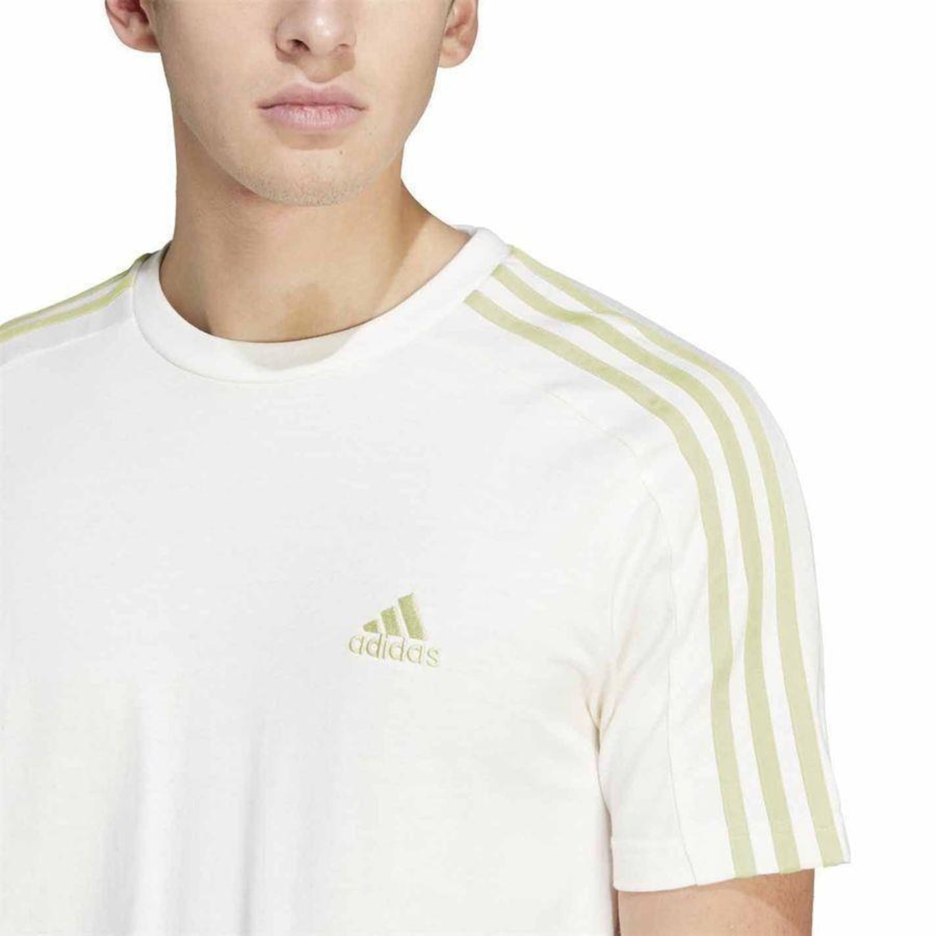 Camiseta adidas 3 Stripes - Masculina - Foto 3