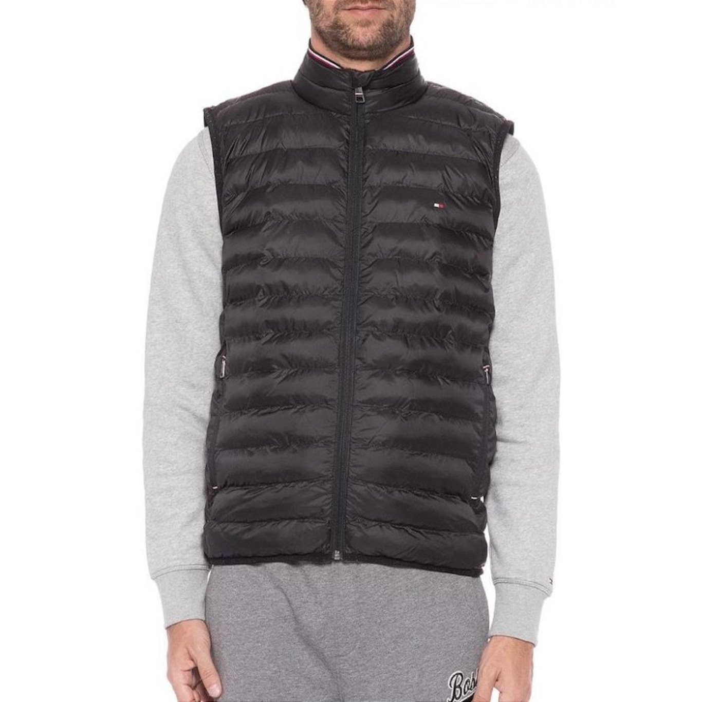 Colete Puffer Tommy Hilfiger Packable Circular Vest - Masculino - Foto 3