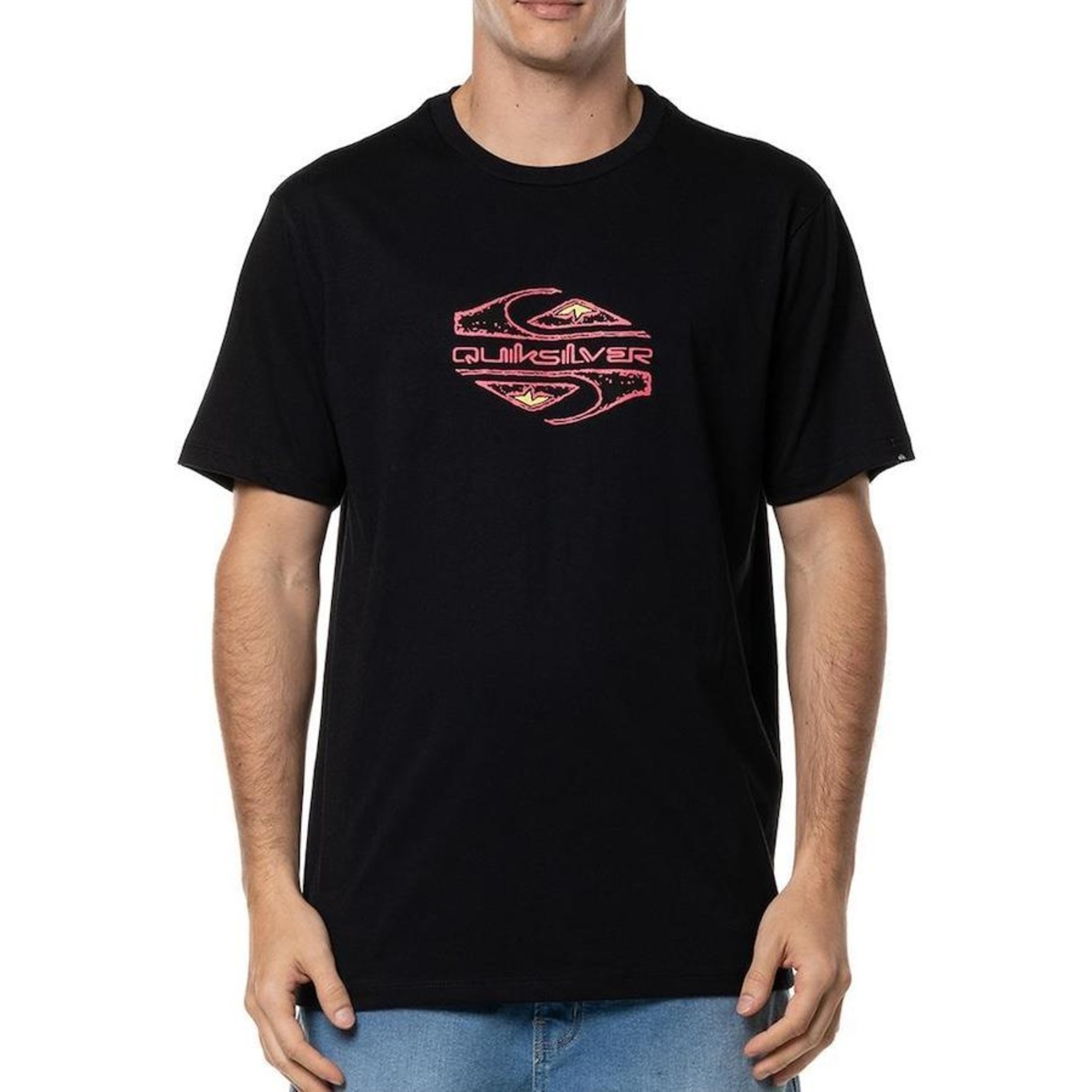 Camiseta Quiksilver Diamond - Masculina - Foto 1