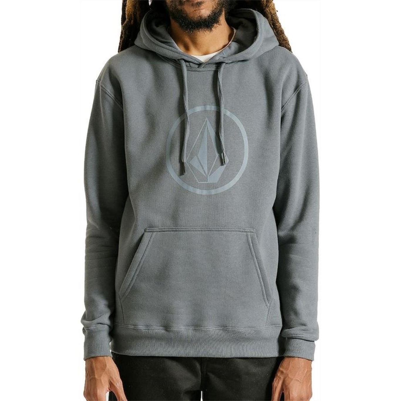 Blusão de Moletom com Capuz Volcom Volstoned - Masculino - Foto 1