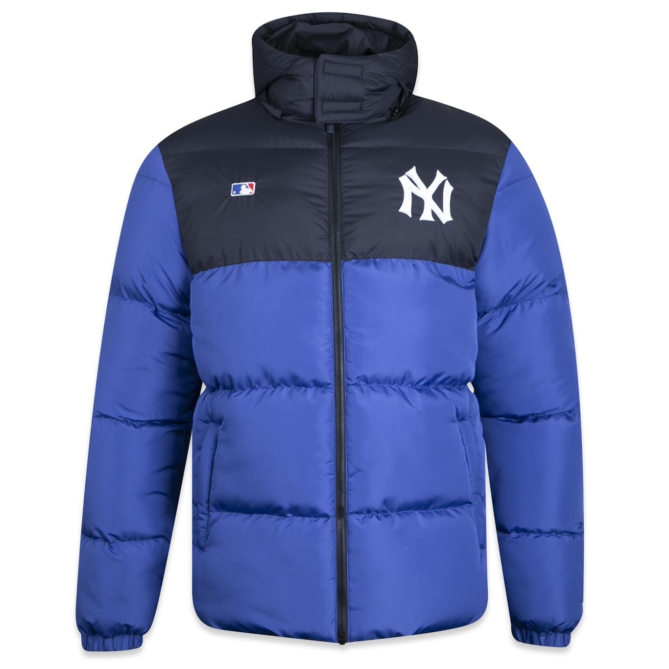 Jaqueta New Era Puffer New York Yankees Logo History - Masculina - Foto 1