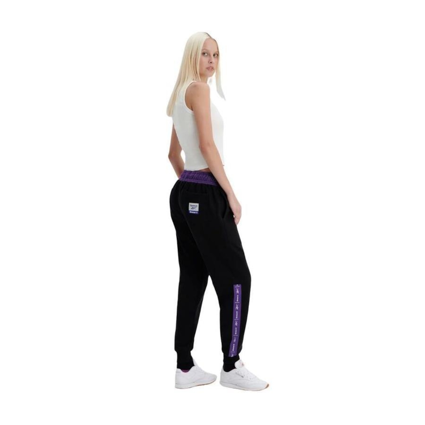 Calça Baw Track Baw X Reebok - Feminina - Foto 5