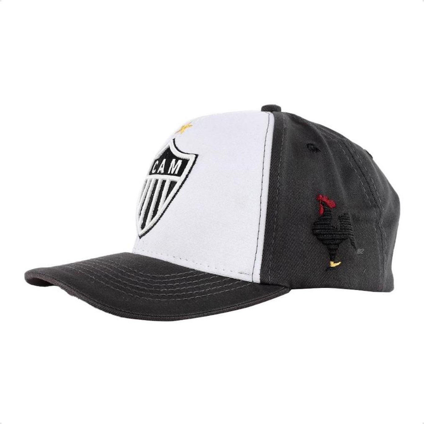 Boné Aba Curva Atlético Mineiro Oficial Logo - Snapback - Adulto - Foto 2