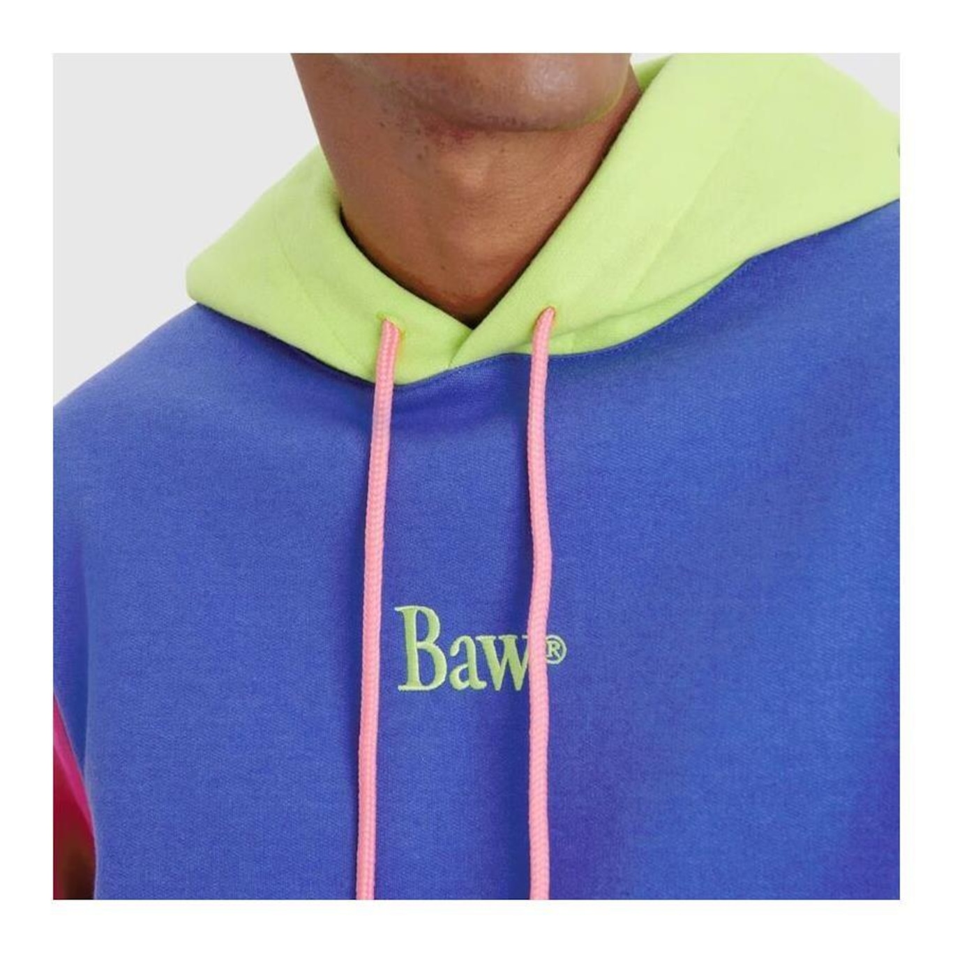 Blusão de Moletom Baw Clothing Hoodie Color Logo - Masculino - Foto 3