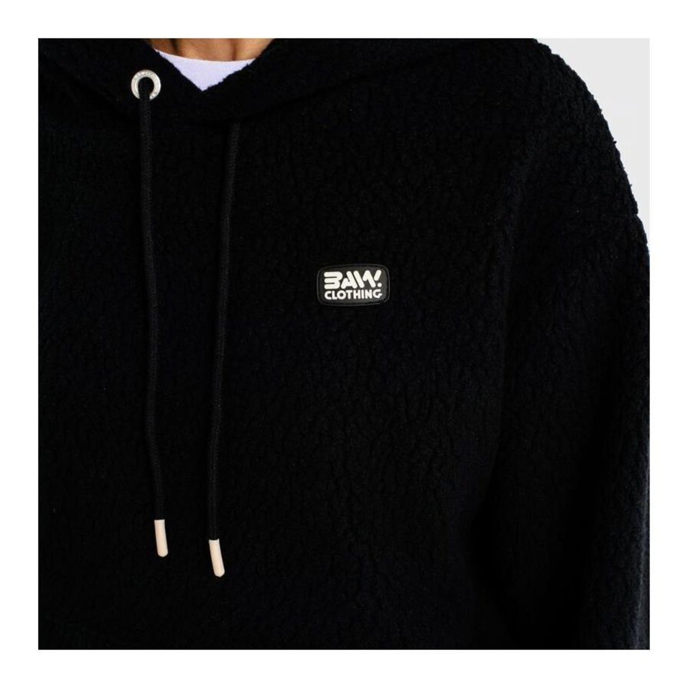 Blusão de Moletom Baw Clothing Sherpa Logo - Feminino - Foto 2