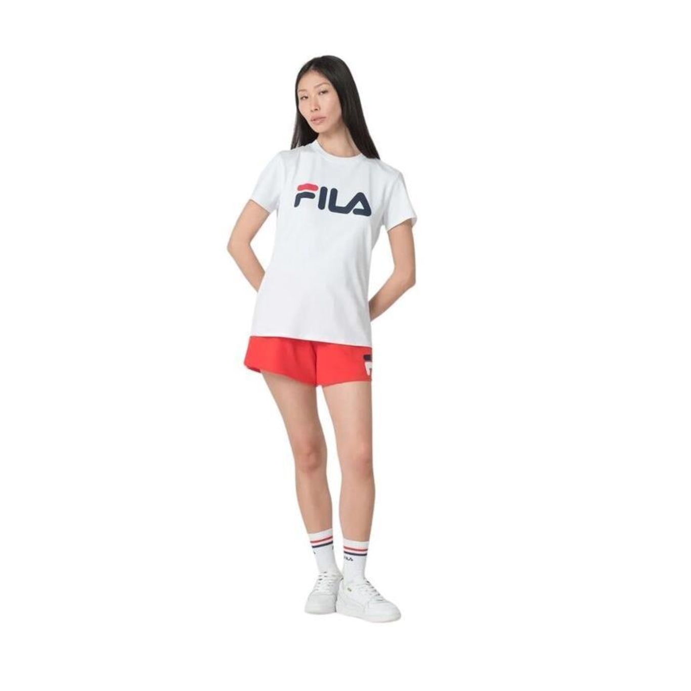 Camiseta Fila Letter Premium - Feminina - Foto 3