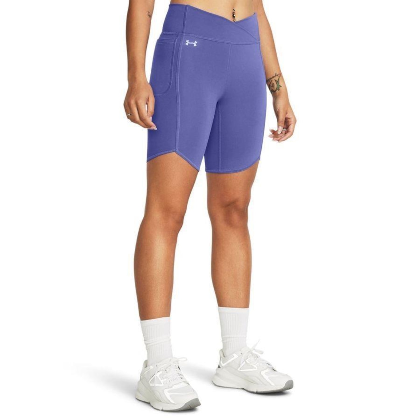 Shorts de Corrida Under Armour Motion Crossover Bike - Feminino - Foto 1