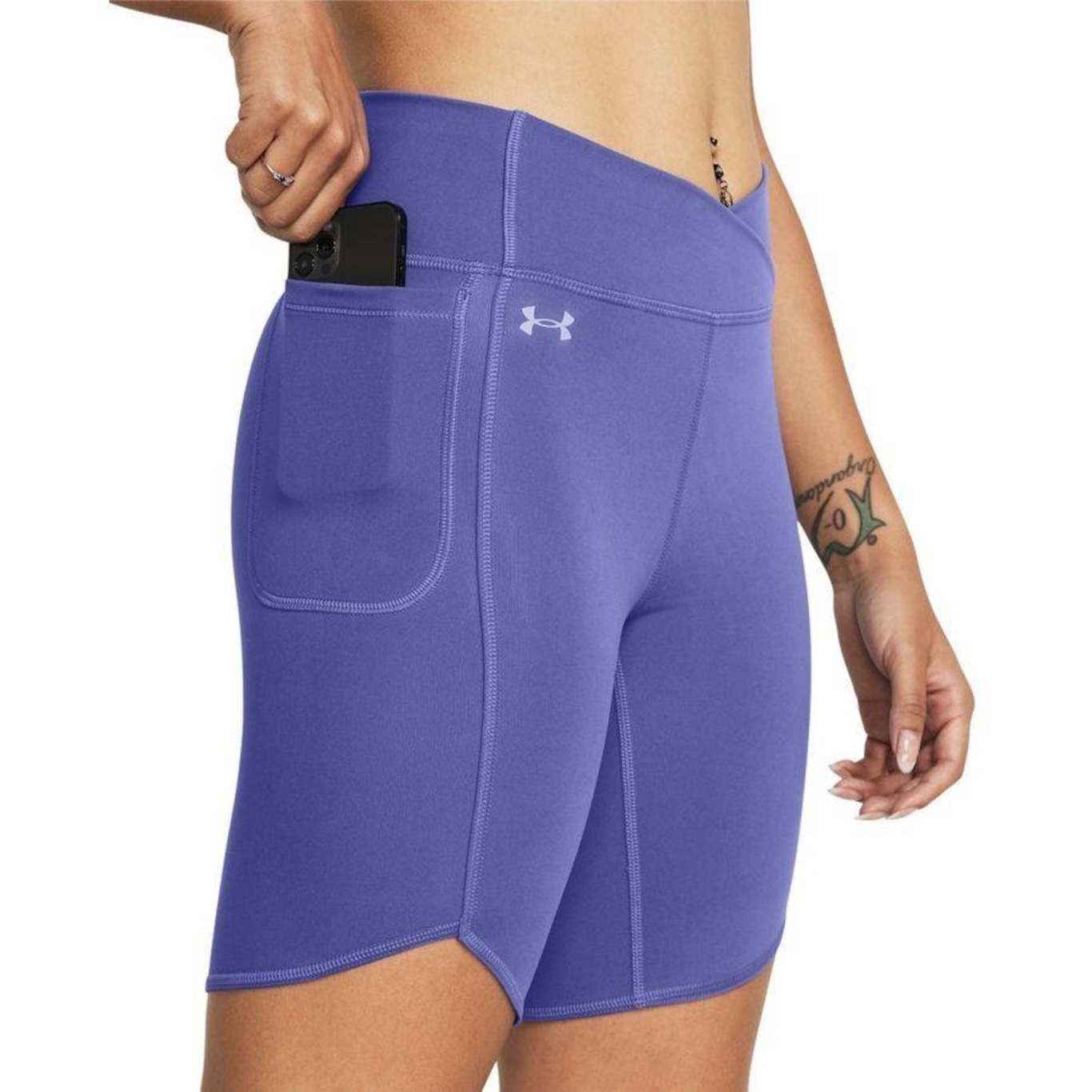 Shorts de Corrida Under Armour Motion Crossover Bike - Feminino - Foto 3