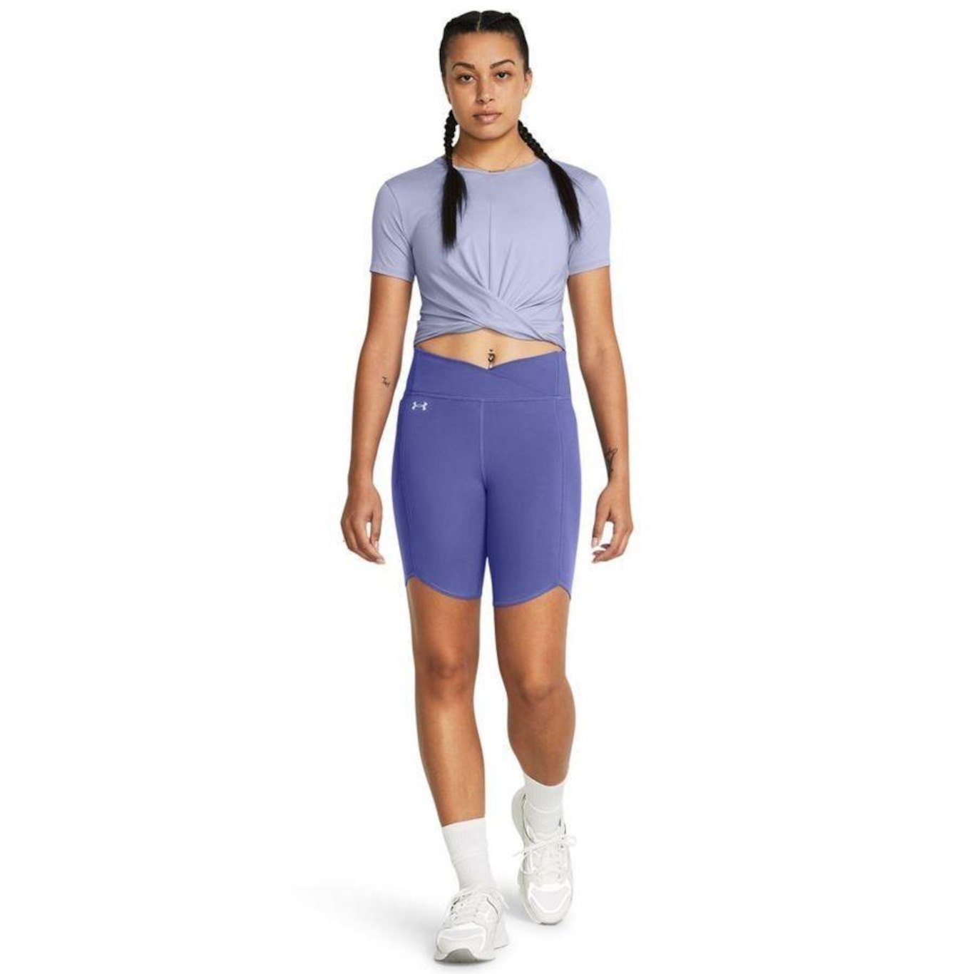 Shorts de Corrida Under Armour Motion Crossover Bike - Feminino - Foto 4