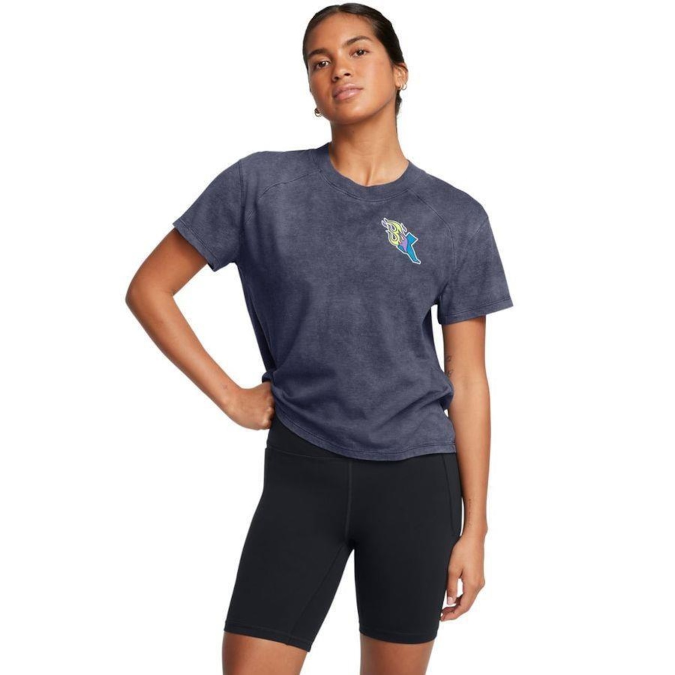 Camiseta Under Armour Run Anywhere - Feminina - Foto 1