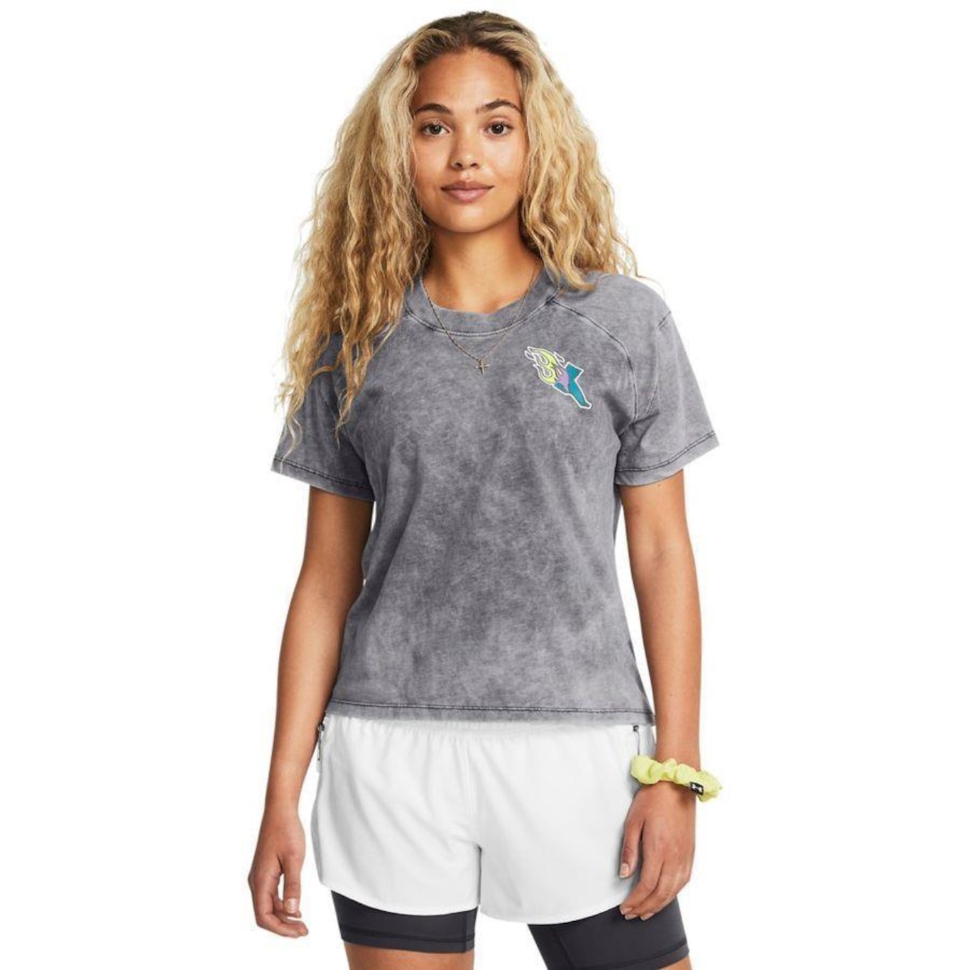 Camiseta Under Armour Run Anywhere - Feminina - Foto 1