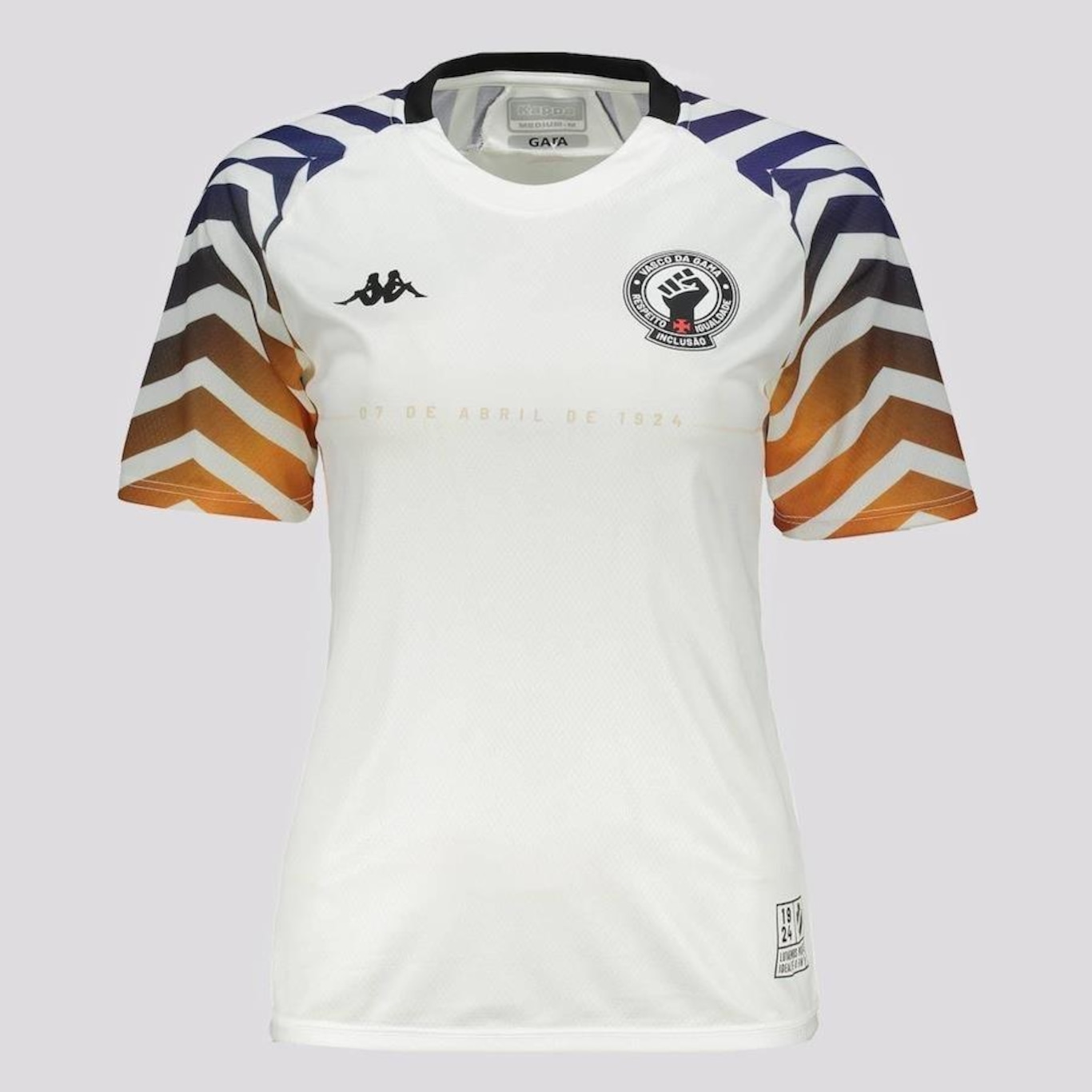 Camisa do Vasco Aquecimento 2024 Kappa - Feminina - Foto 1