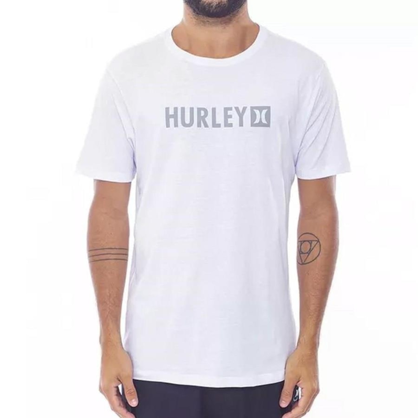 Camiseta Hurley Silk Square - Masculina - Foto 1