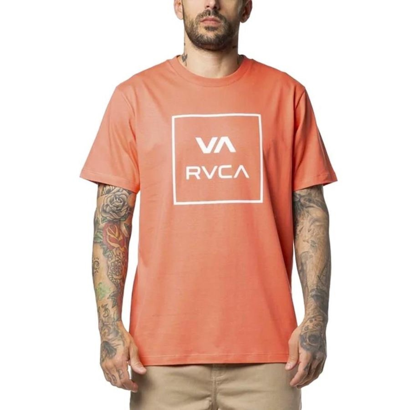 Camiseta Rvca Va All The Way - Masculina - Foto 1