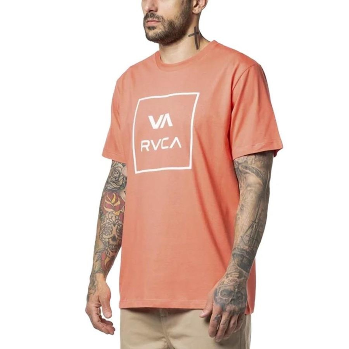 Camiseta Rvca Va All The Way - Masculina - Foto 3