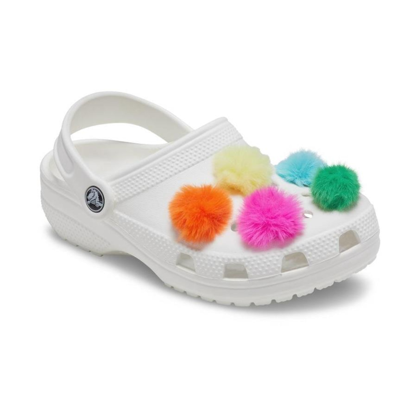 Kit Jibbitz Crocs 80S Neon Puff Ball Pack com 5 Peças - Foto 3