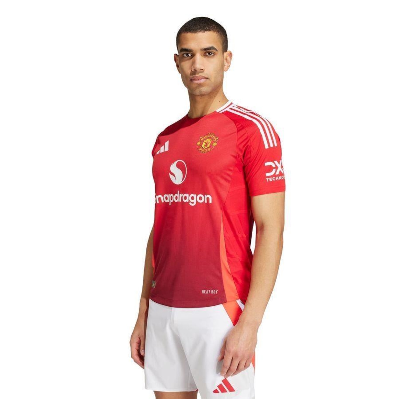 Camisa 1 Manchester United 24/25 Authentic adidas - Masculina - Foto 2