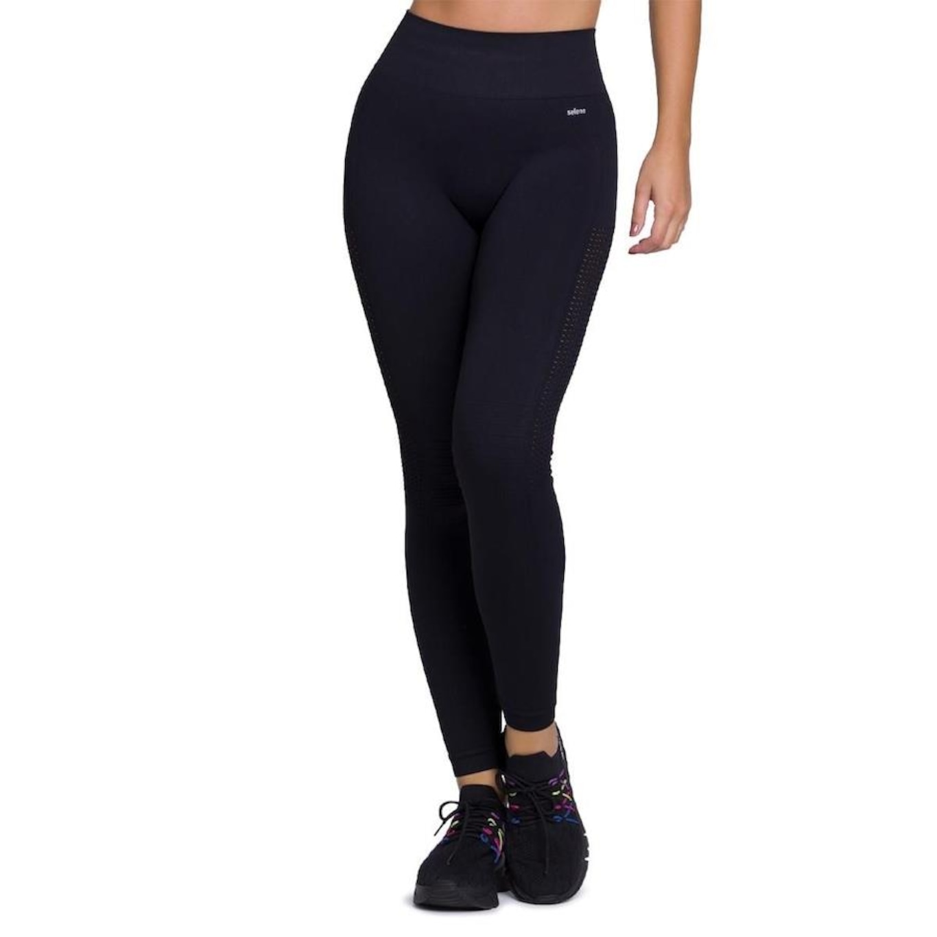 Calça Legging Selene sem Costura - Feminina - Foto 1