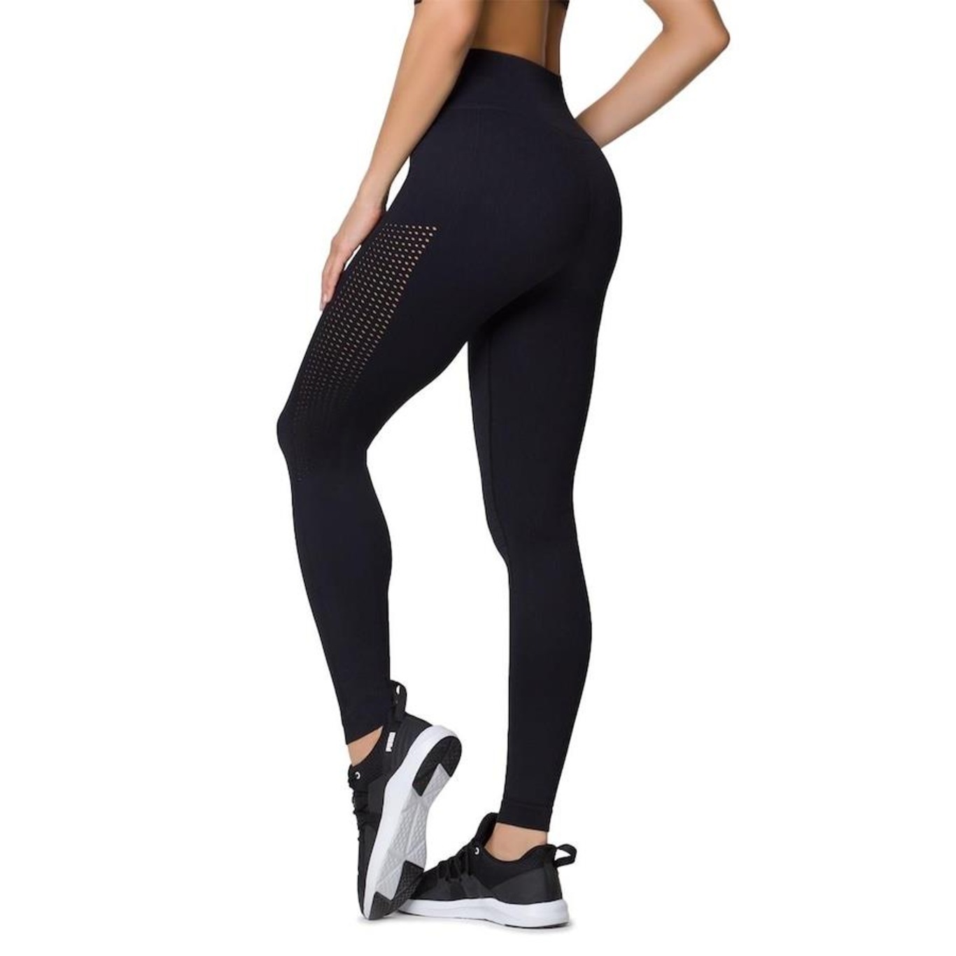 Calça Legging Selene sem Costura - Feminina - Foto 2