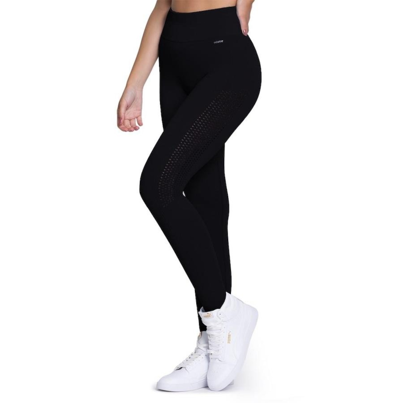 Calça Legging Selene sem Costura - Feminina - Foto 3