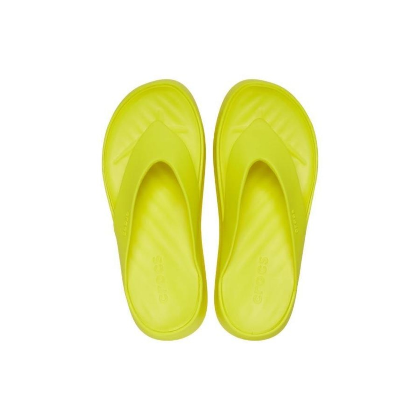 Chinelo Crocs Getaway Plataform Flip Acidity - Feminino - Foto 5