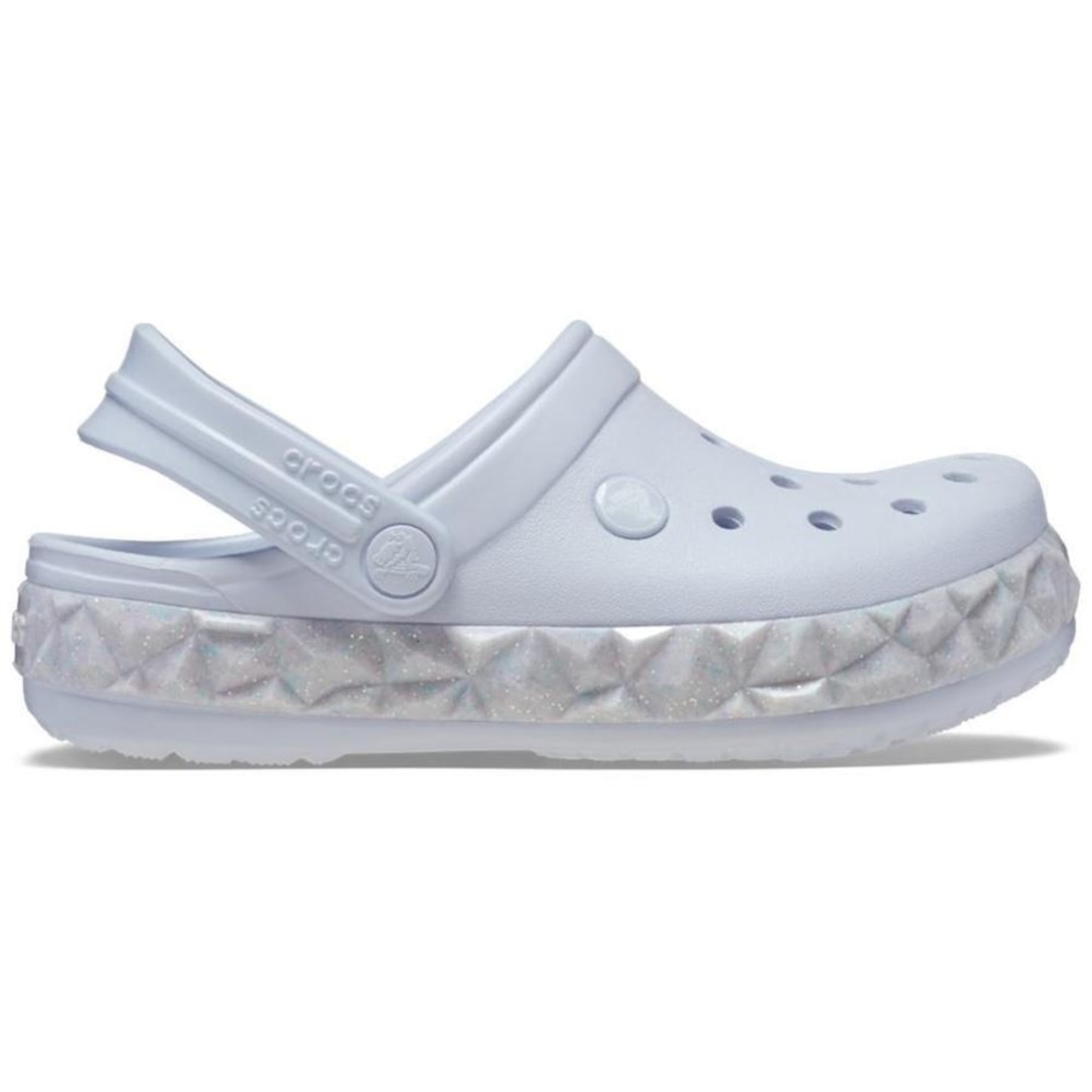 Sandália Crocs Crocband Geometric Glow Band Clog T Dreamscape - Infantil - Foto 1