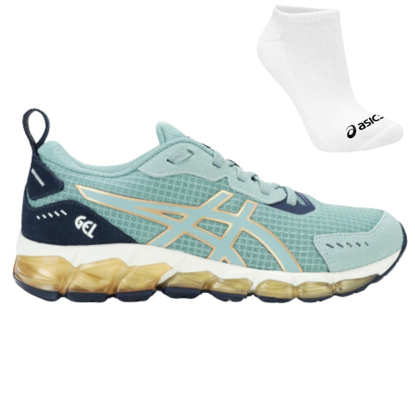 Kit Tênis Asics Gel-Quantum 360 Ctw + Meias - Feminino - Foto 1