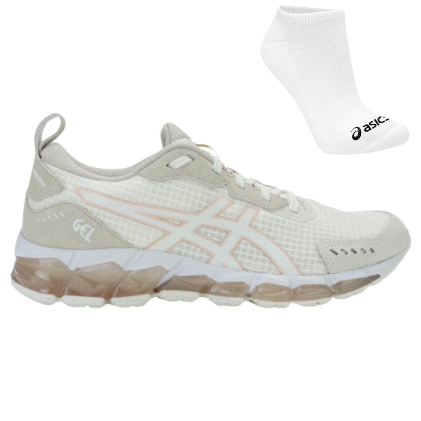 Kit Tênis Asics Gel-Quantum 360 Ctw + Meias - Feminino - Foto 1