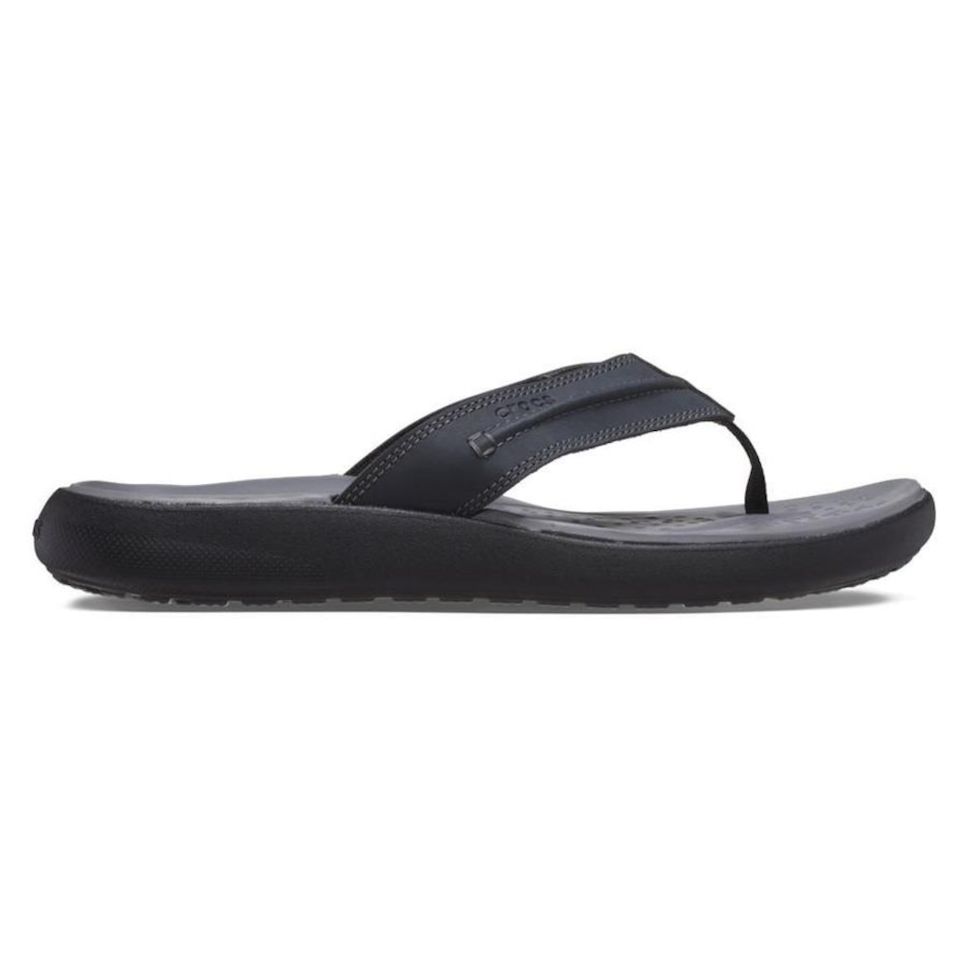 Chinelo Crocs Yukon Vista Ii Lr Flip Black - Masculino - Foto 1