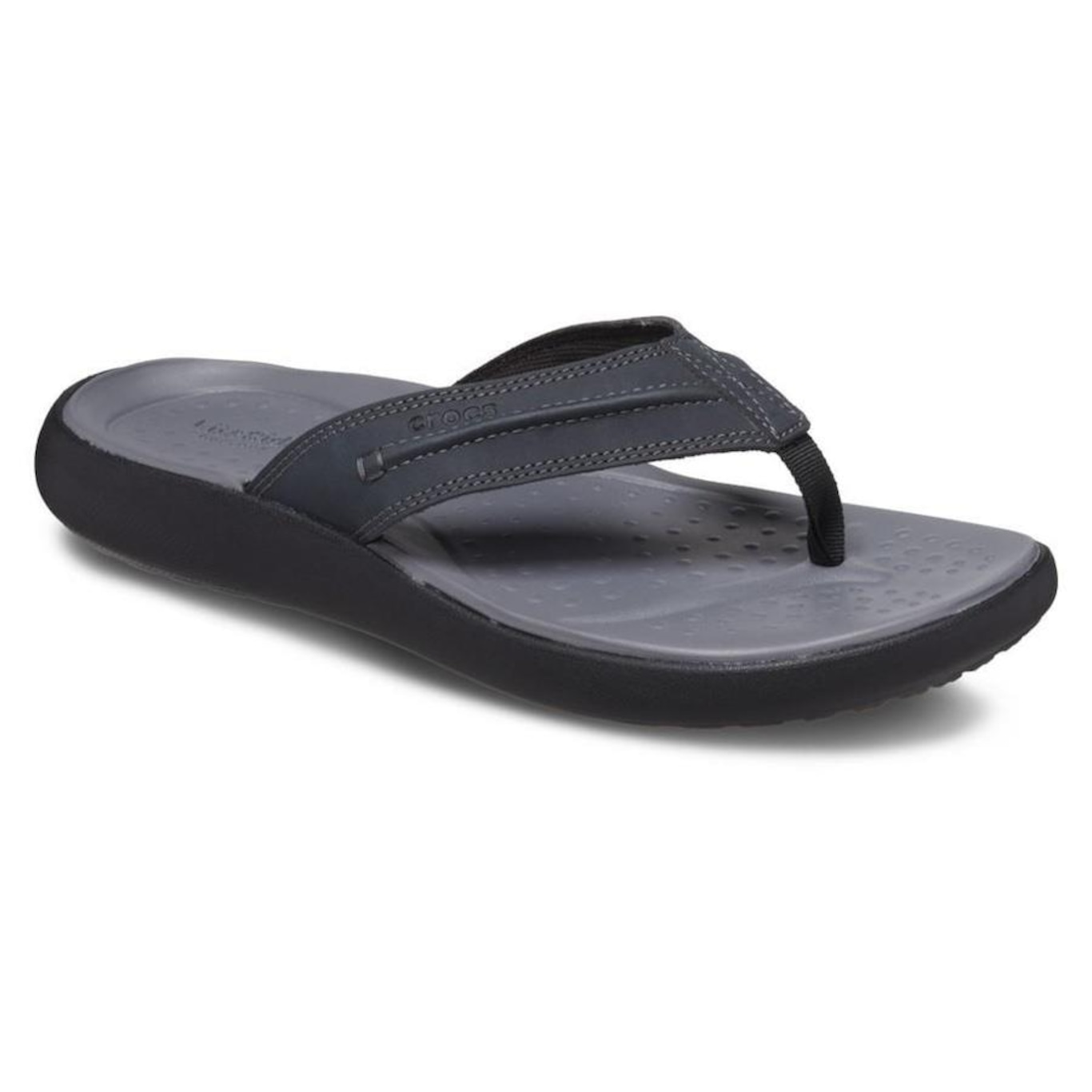 Chinelo Crocs Yukon Vista Ii Lr Flip Black - Masculino - Foto 2