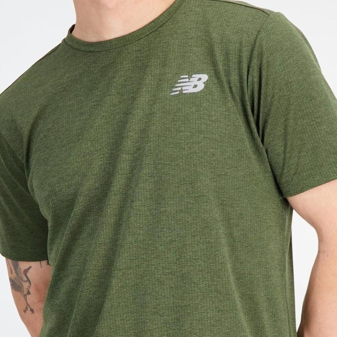 Camiseta New Balance Impact Run Masculina - Foto 4