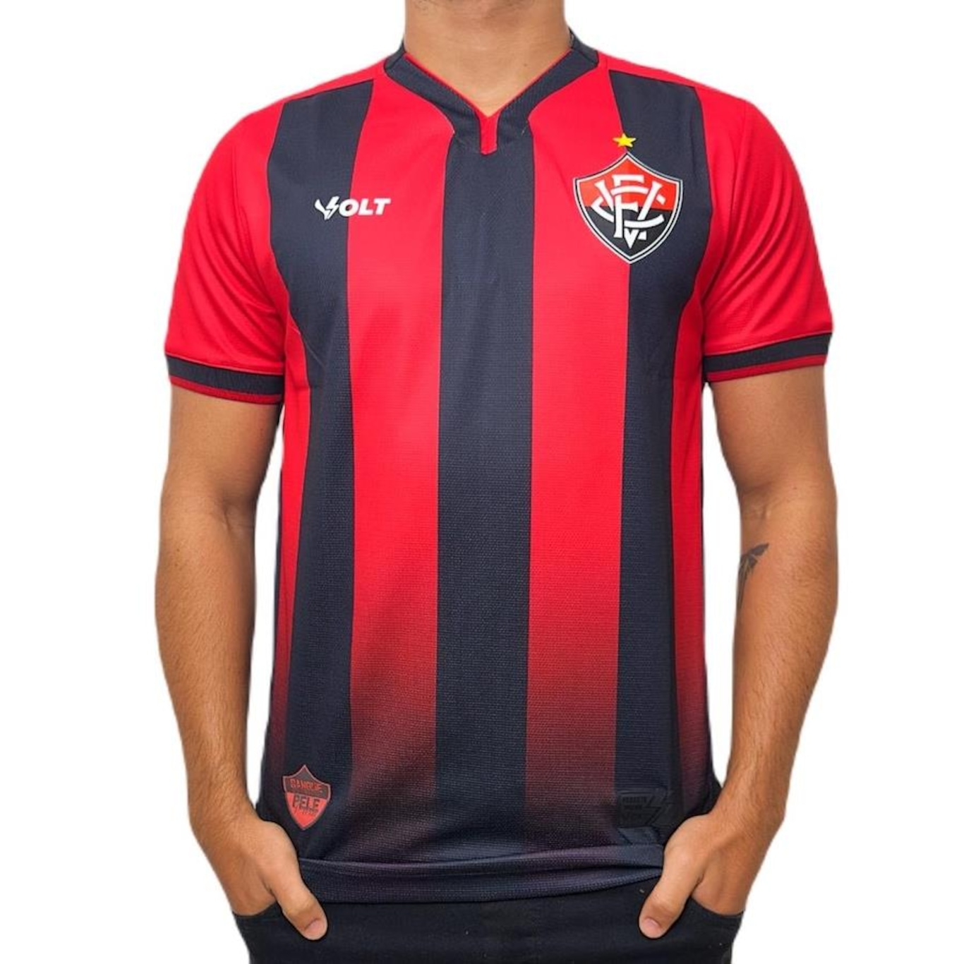 Camisa 1 Vitória Volt 2024 Torcedor - Masculina - Foto 2