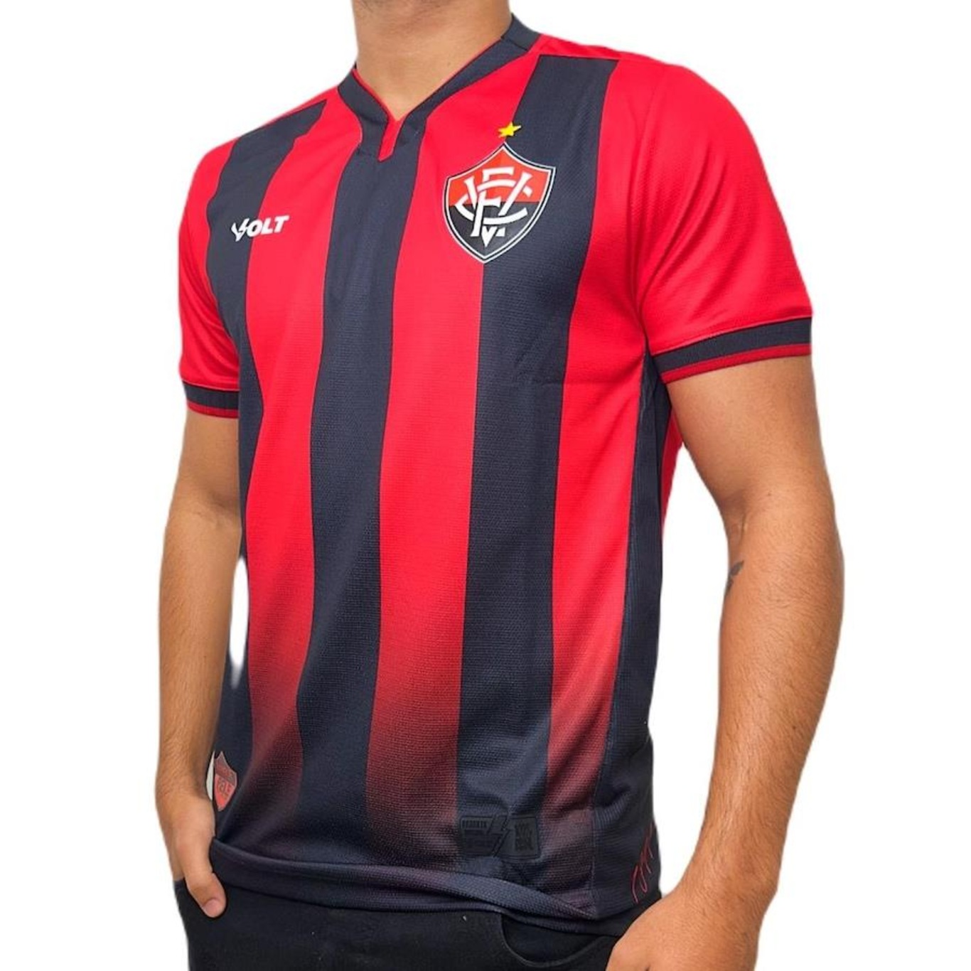 Camisa 1 Vitória Volt 2024 Torcedor - Masculina - Foto 3