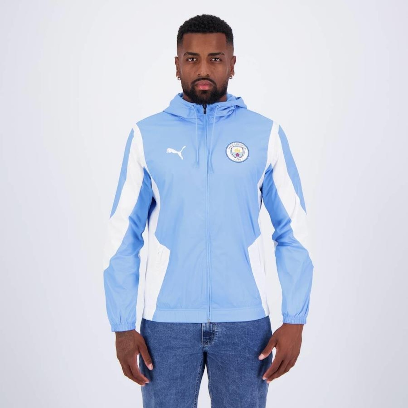 Jaqueta Puma Manchester City Hino - Masculina - Foto 1