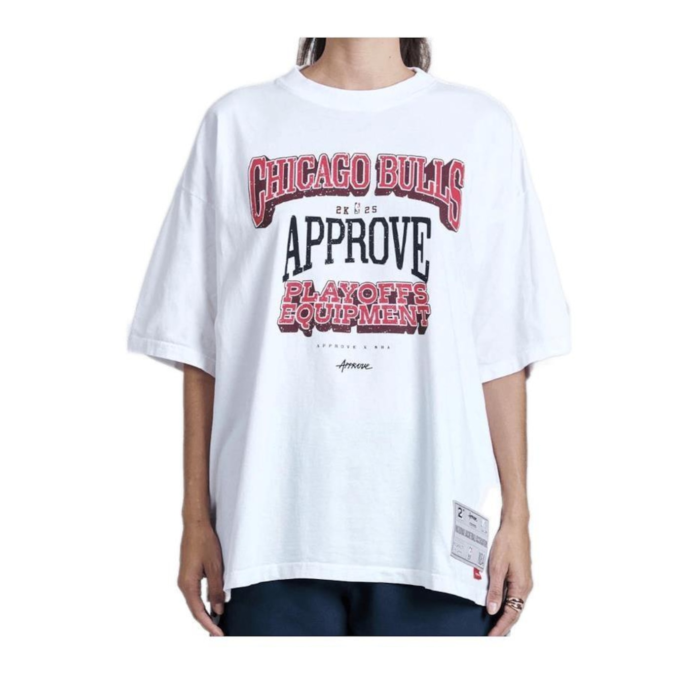 Camiseta Huge Approve X Nba Bulls - Unissex - Foto 1