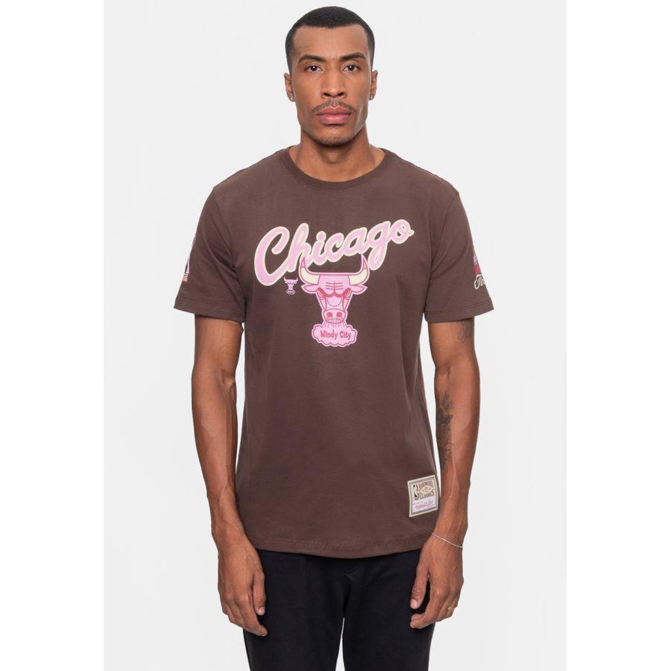 Camiseta Mitchell & Ness Sugar Bacon - Masculina - Foto 1