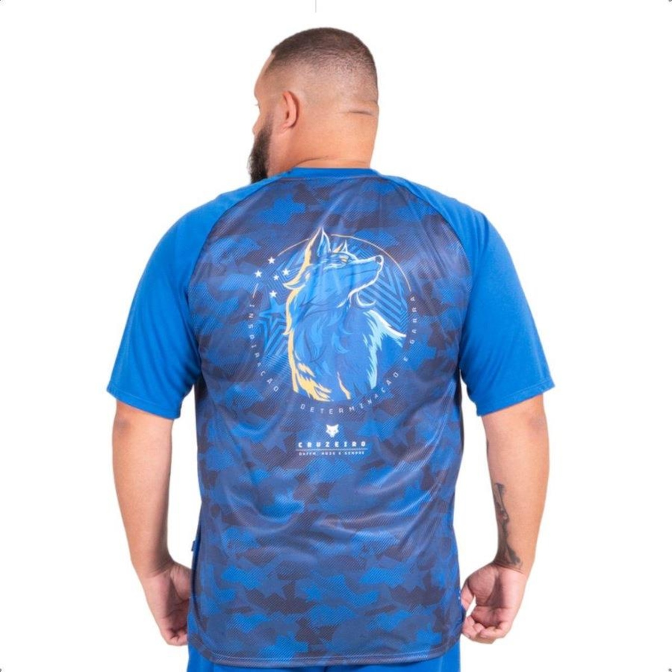 Camisa Cruzeiro Surf Center Oficial Plus Size - Masculina - Foto 6