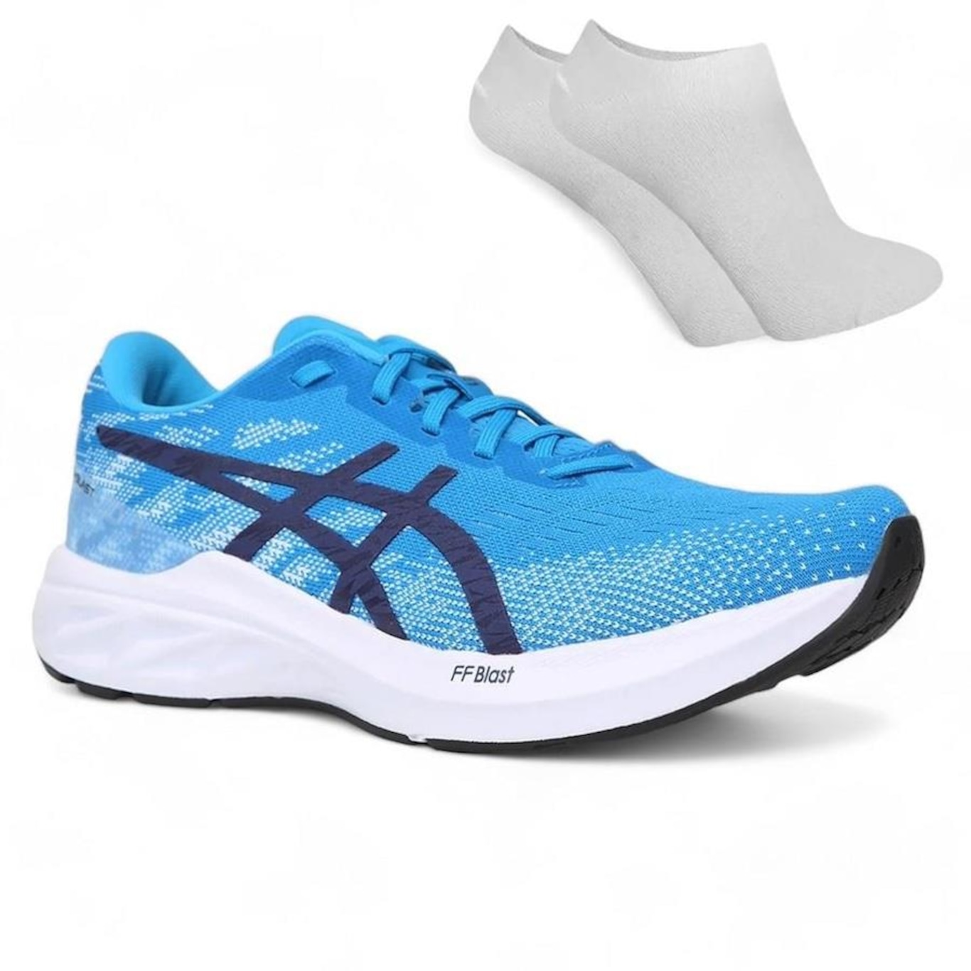 Tênis Asics Dynablast 3 + Par de Meia - Masculino - Foto 1