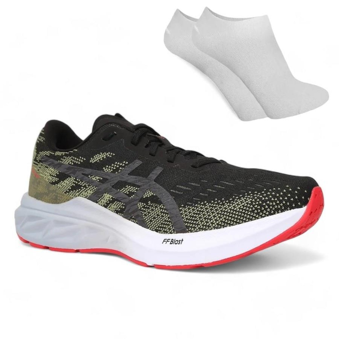 Kit Tênis Asics Dynablast 3 + Par de Meias - Masculino - Foto 1